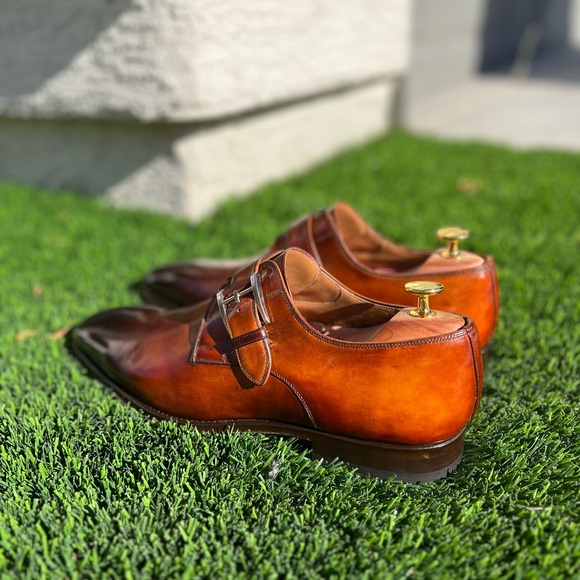Magnanni single monk strap loafer size 10. - Picture 5 of 7